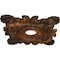 Ekena Millwork Crawley Ceiling Medallion (Fits Canopies up to 6 3/4"), 18"W x 18"H x 3 1/4"ID x 1 1/2"P, Rust CM18CRRUS - alternate 2